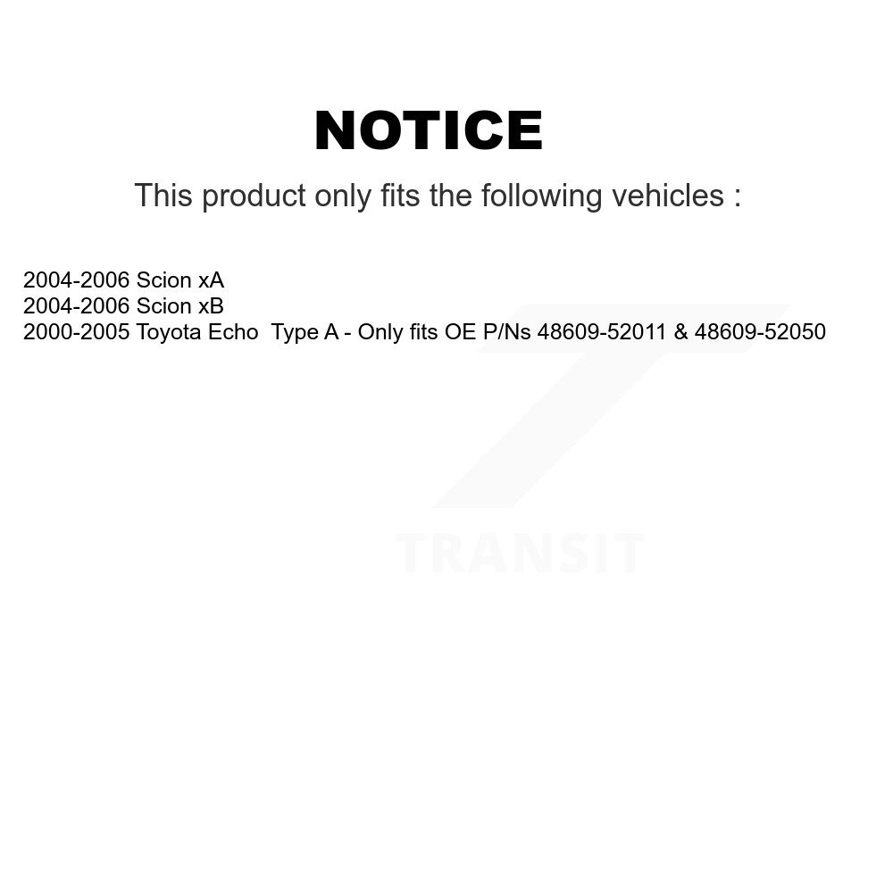 Top Quality - 73-904988 - Suspension Strut Hardware Kit