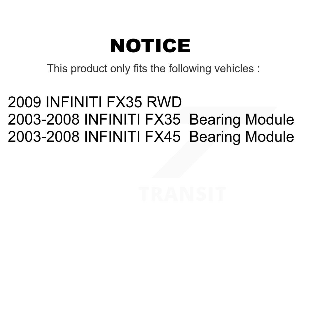 TRANSIT WAREHOUSE - 70-541002 - Wheel Bearing Module