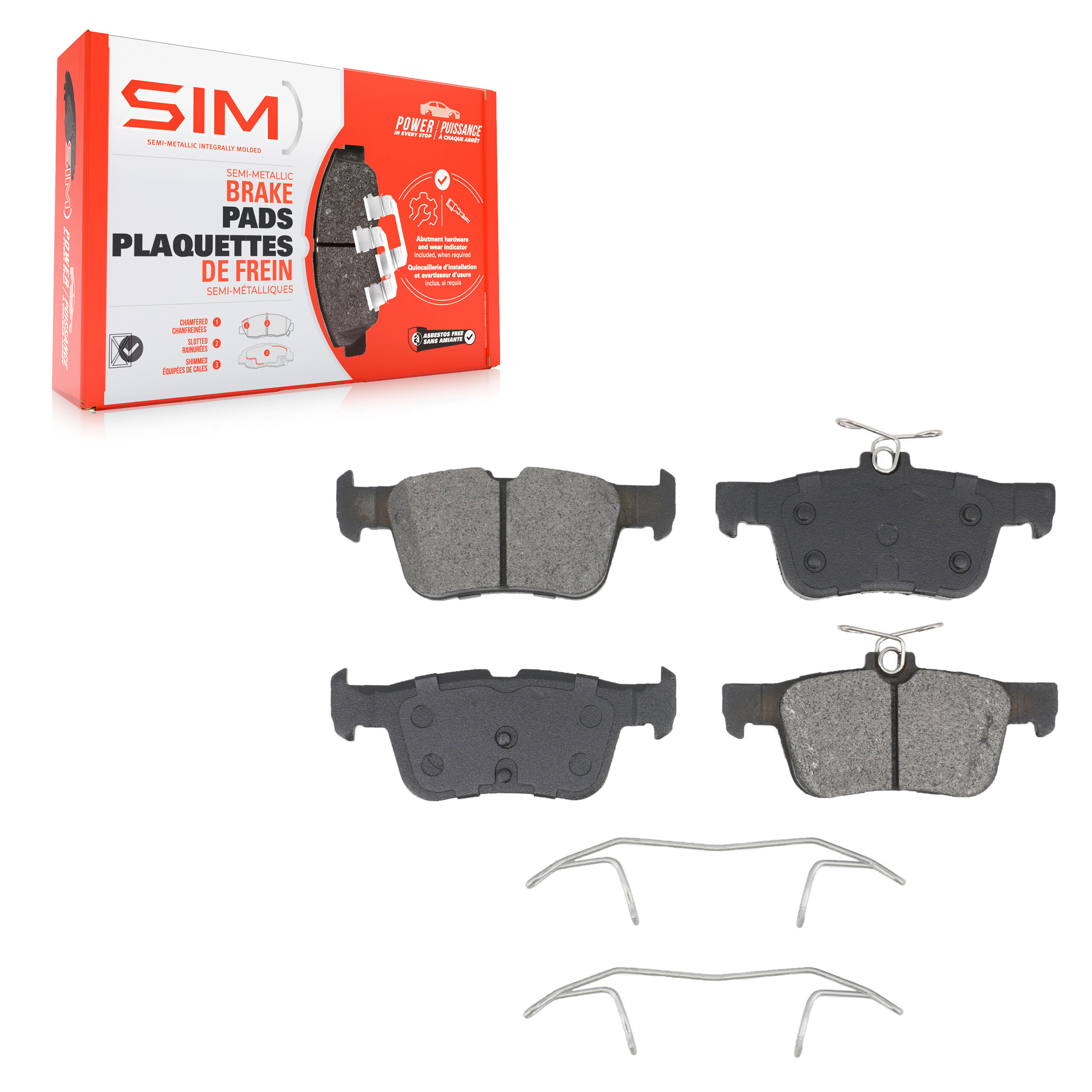 Semi-Metallic Brake Pads