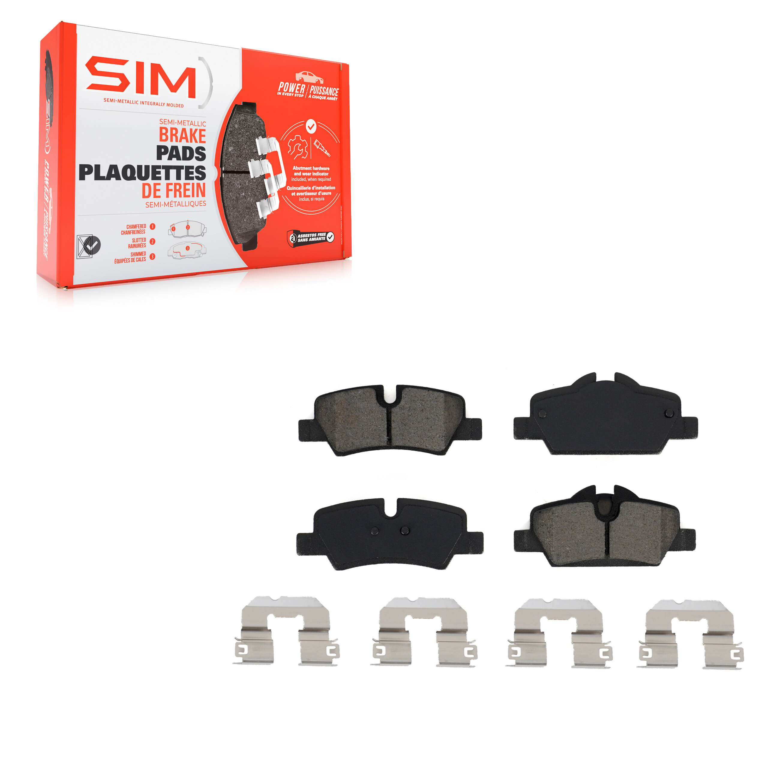 Semi-Metallic Brake Pads