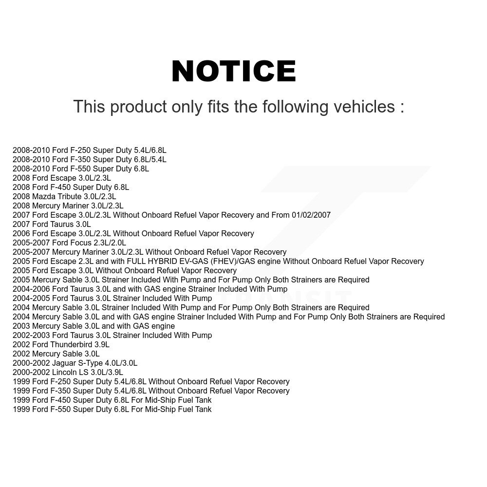 Agility Autoparts - AGY-00210030 - Electric Fuel Pump