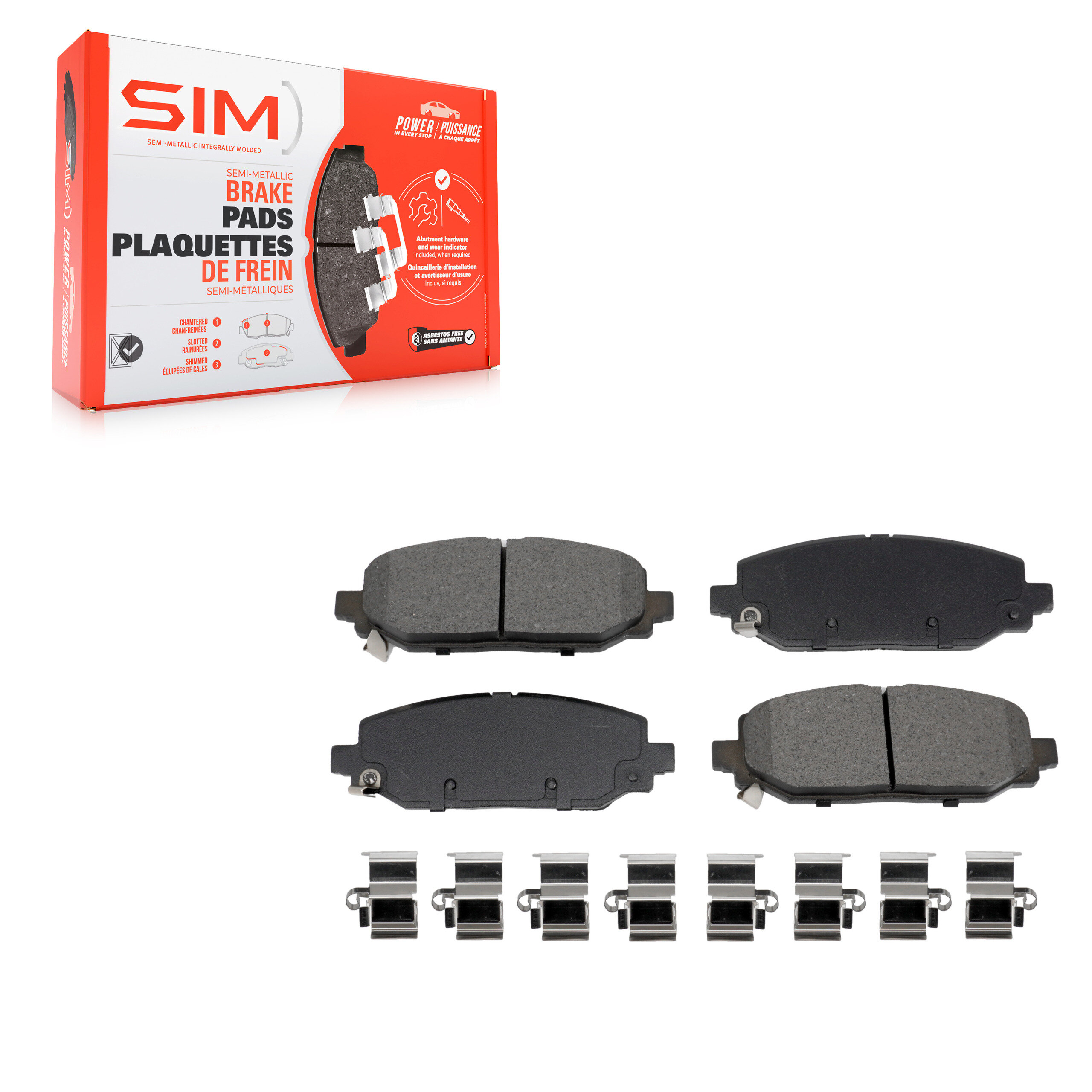 Semi-Metallic Brake Pads