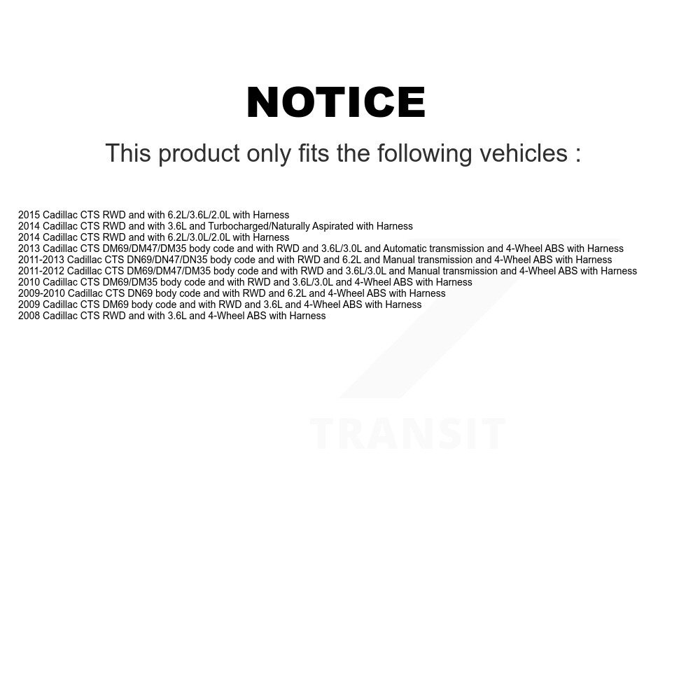 Mpulse - SEN-2ABS1537 - ABS Wheel Speed Sensor