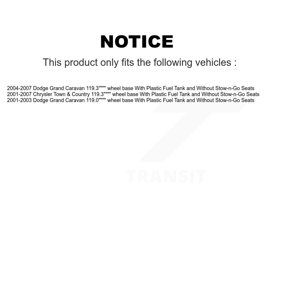 Agility Autoparts - AGY-01110153 - Fuel Tank Strap