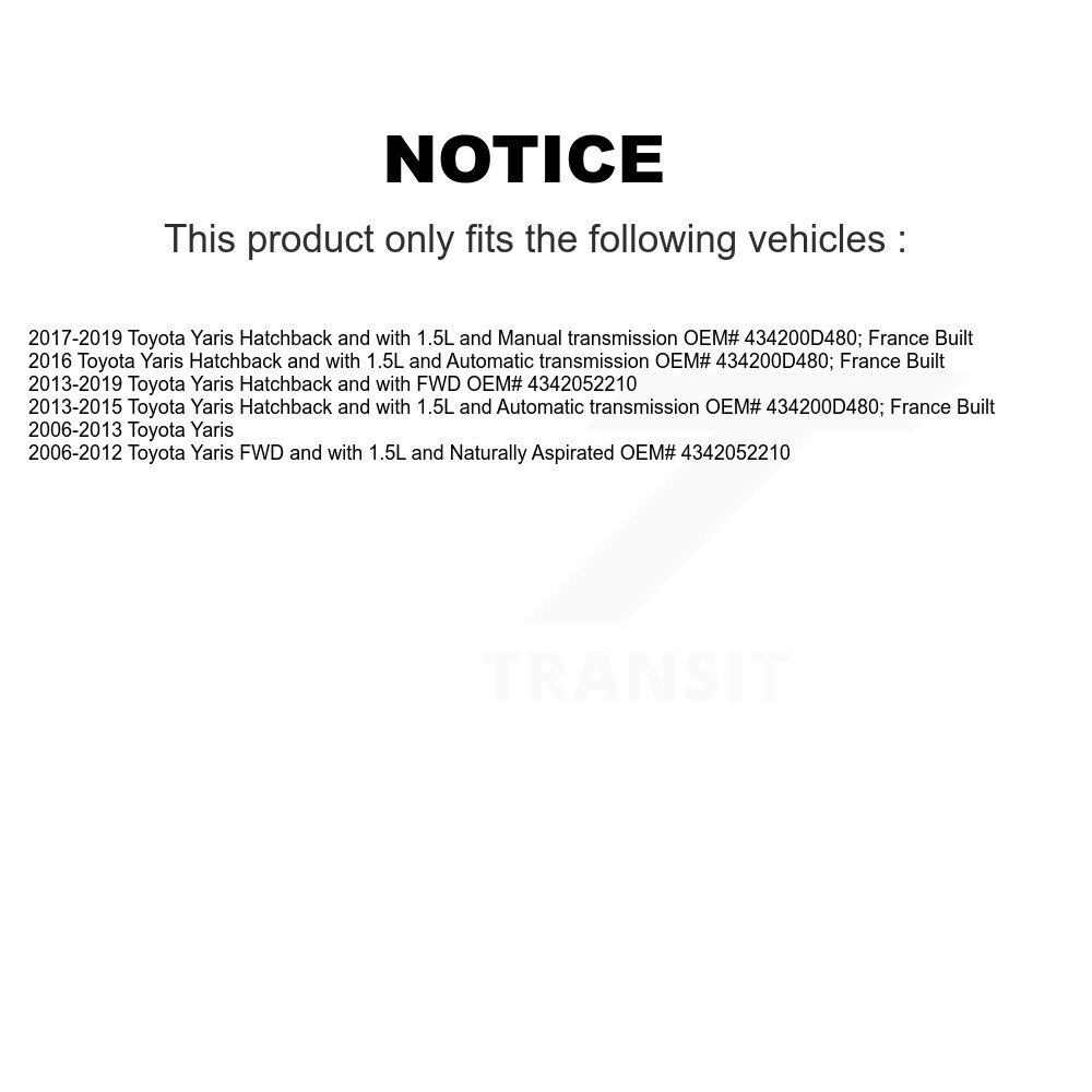 Kugel - NCV-TO69451 - CV Axle Shaft