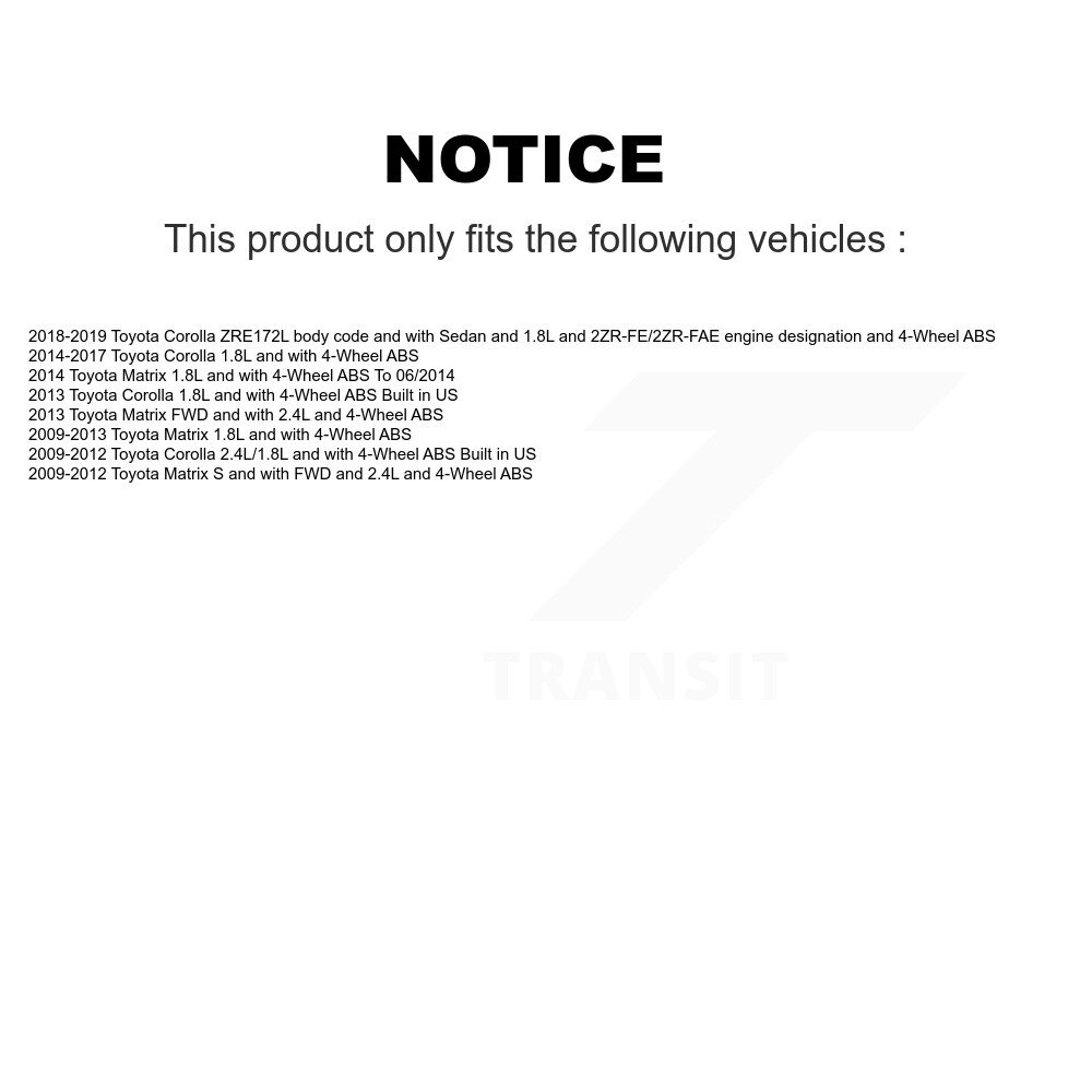 Mpulse - SEN-2ABS2487 - ABS Wheel Speed Sensor Wiring Harness