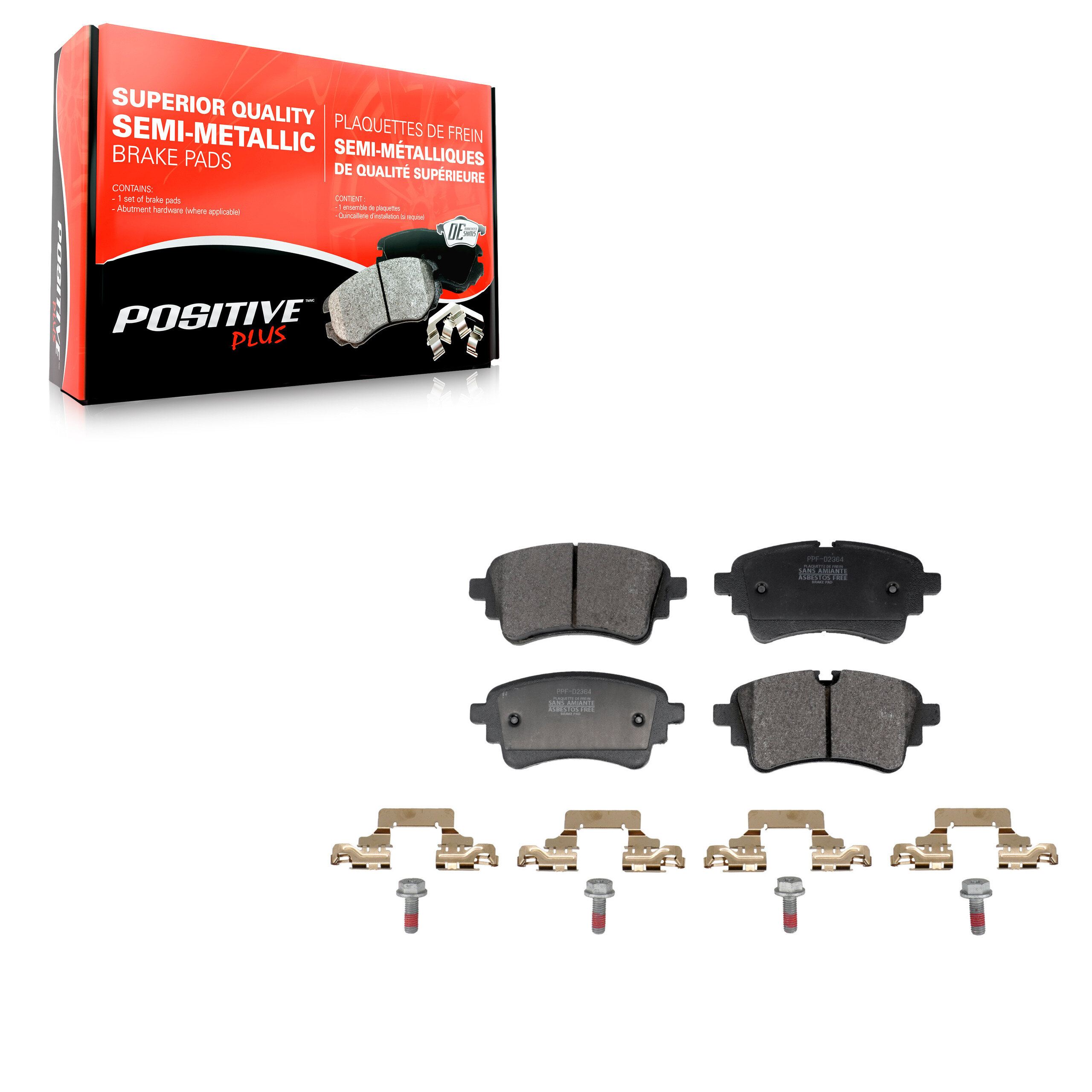 Semi-Metallic Brake Pads
