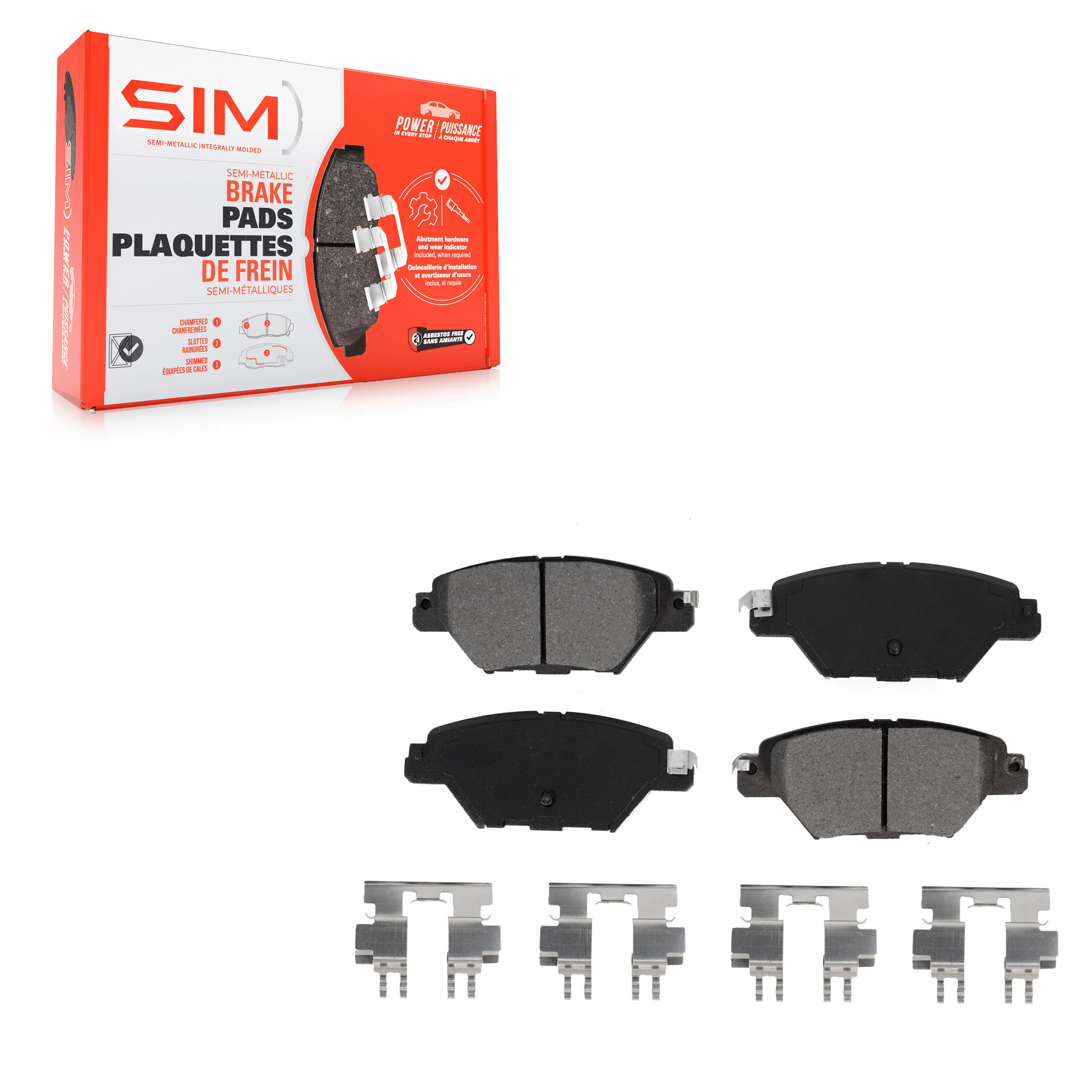 Semi-Metallic Brake Pads