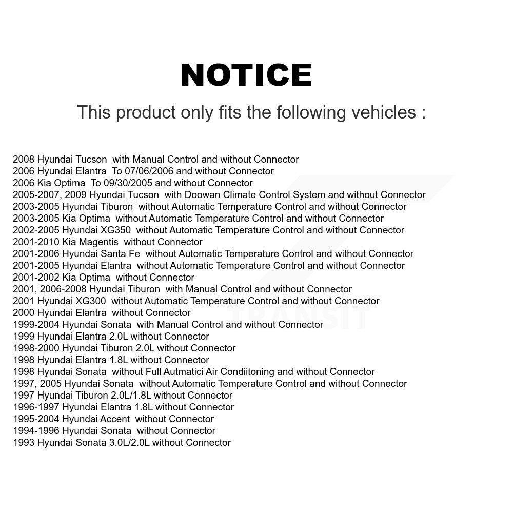 Mpulse - SEN-2BMR0008 - HVAC Blower Motor Resistor