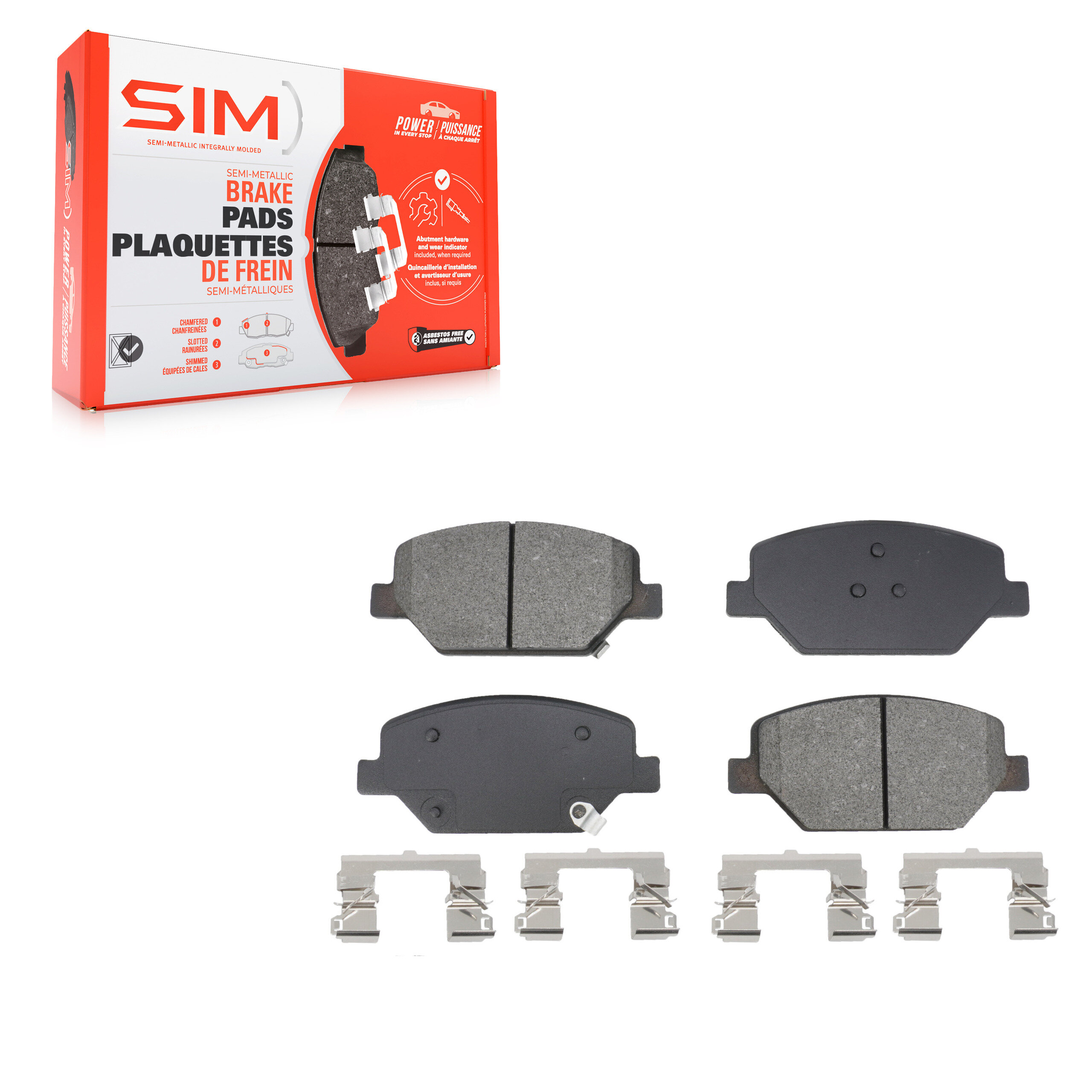 Semi-Metallic Brake Pads