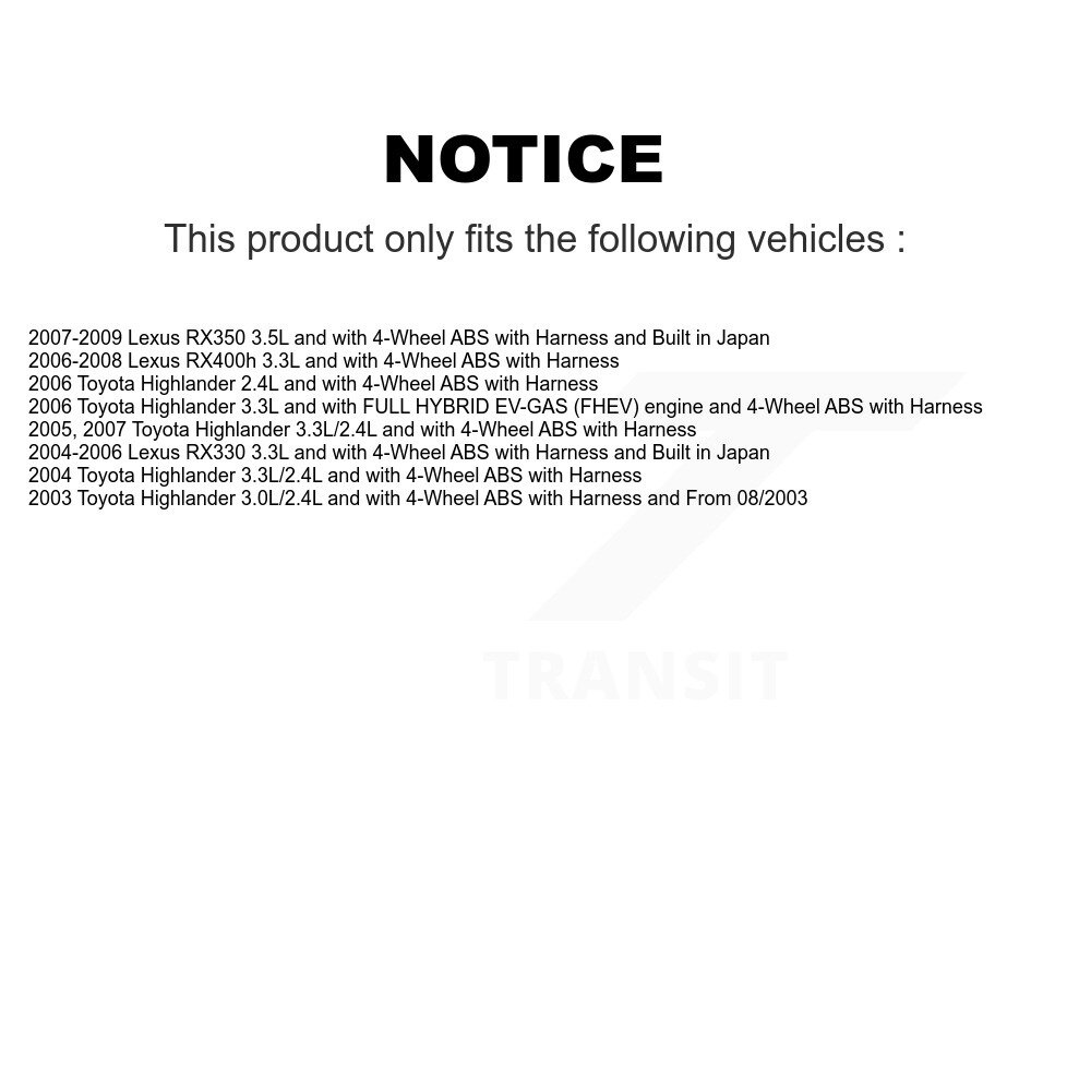 Mpulse - SEN-2ABS1303 - ABS Wheel Speed Sensor