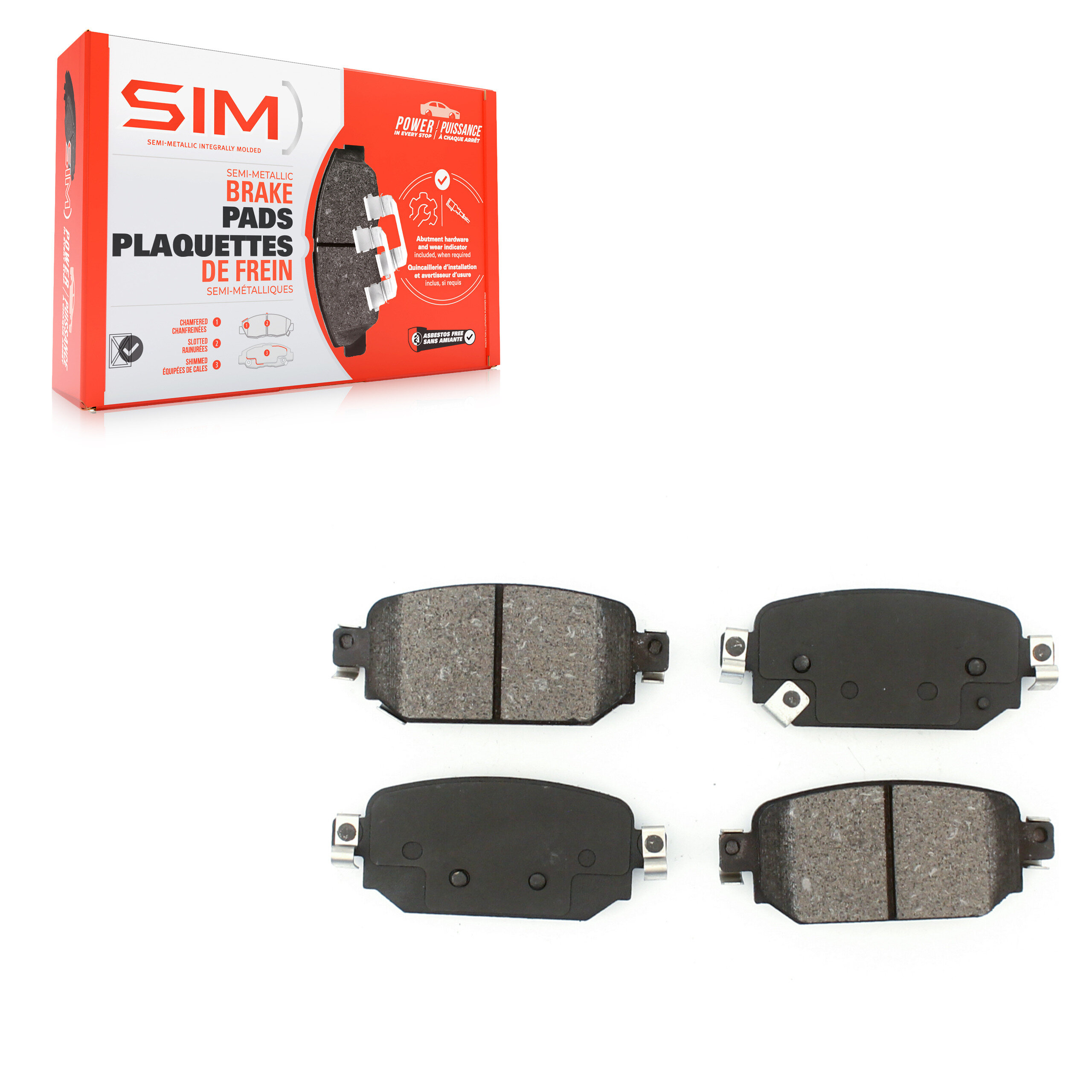 Semi-Metallic Brake Pads