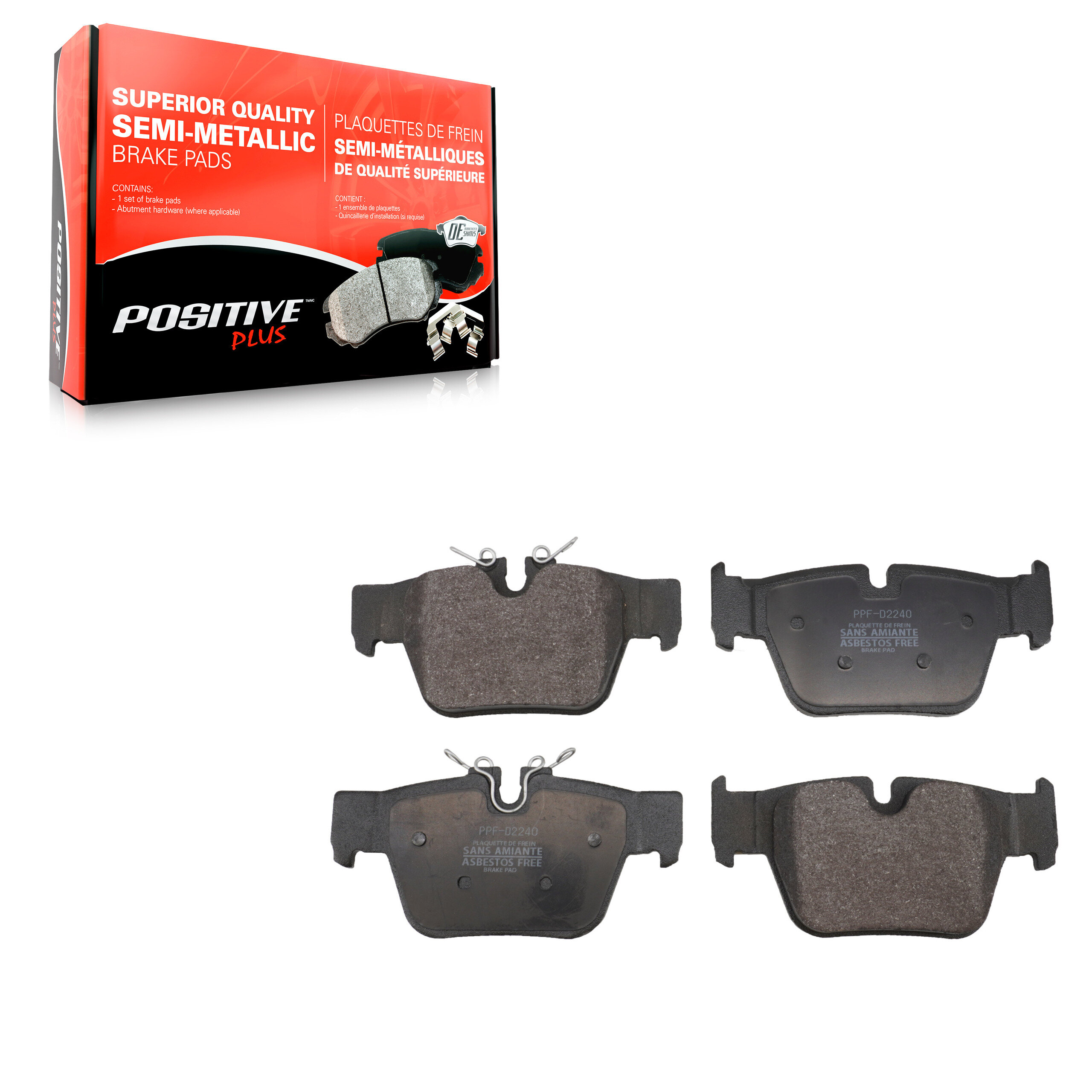 Semi-Metallic Brake Pads