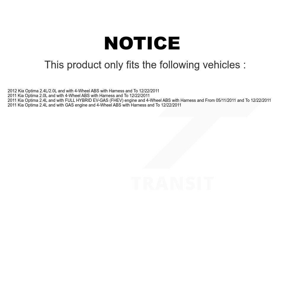 Mpulse - SEN-2ABS0633 - ABS Wheel Speed Sensor
