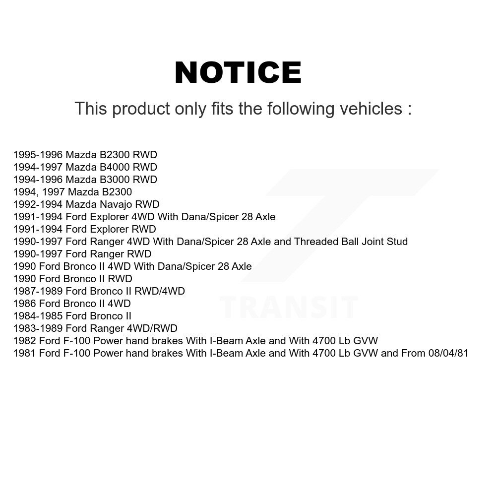 TOR - TOR-K8411 - Suspension Ball Joint