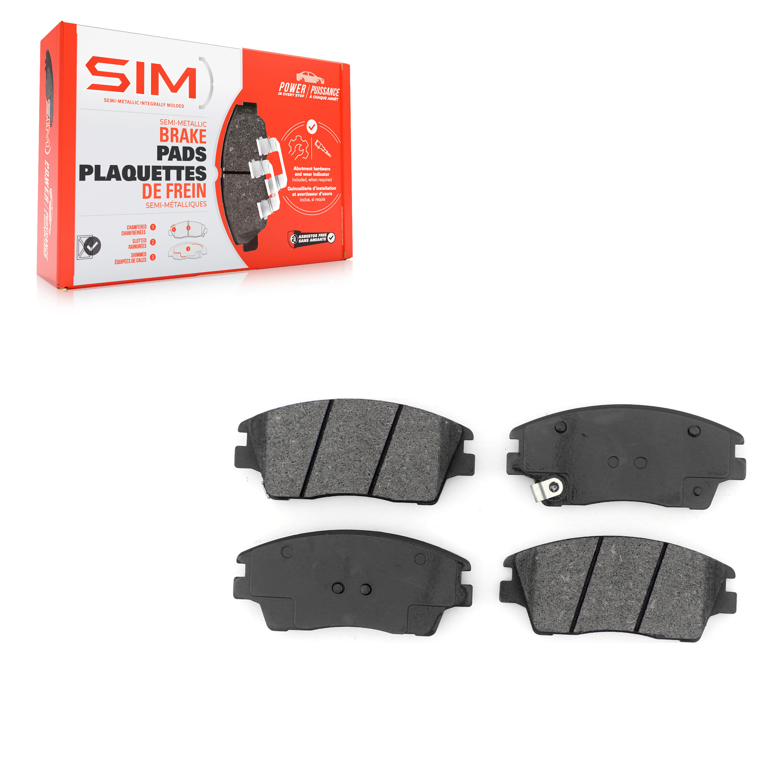 Semi-Metallic Brake Pads