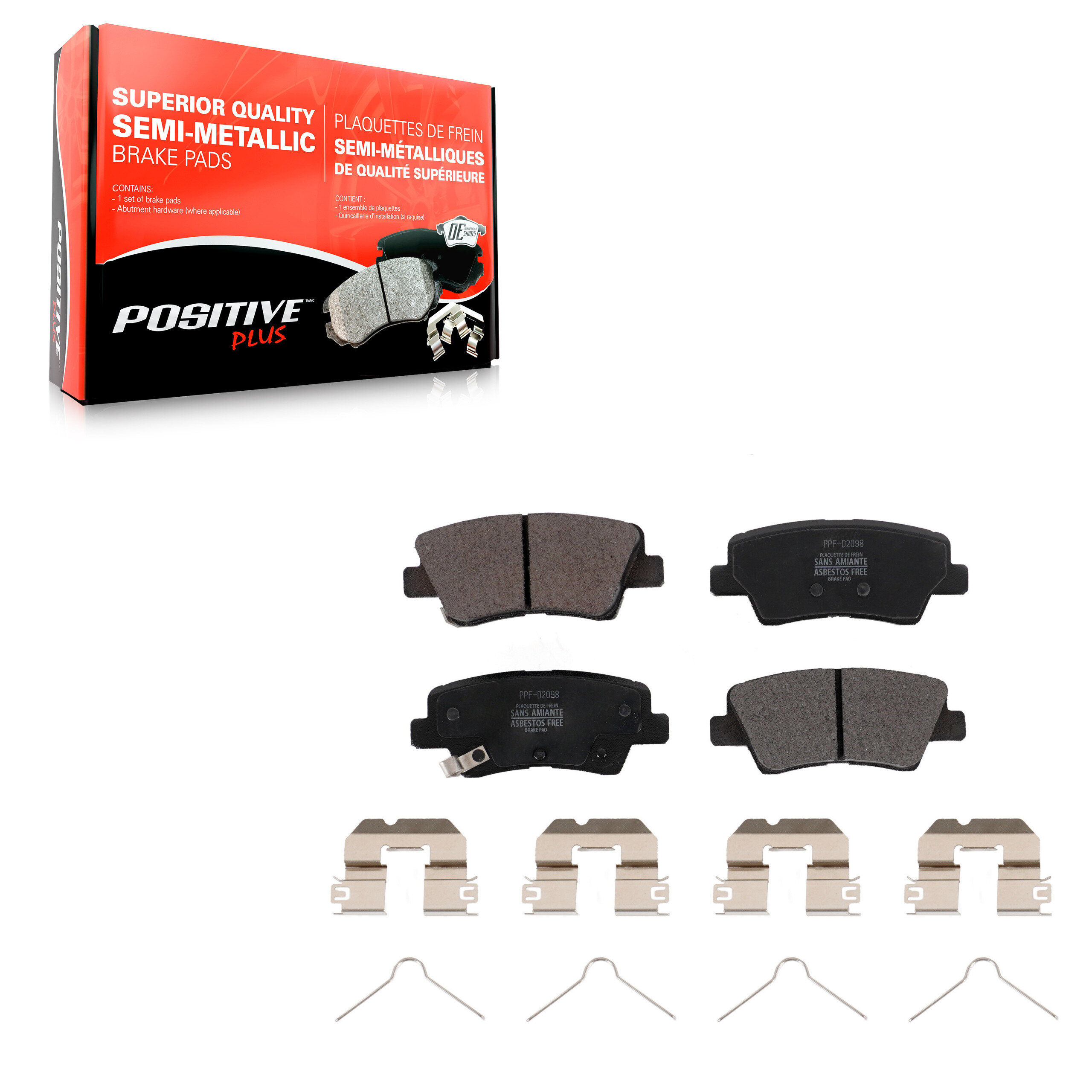Semi-Metallic Brake Pads