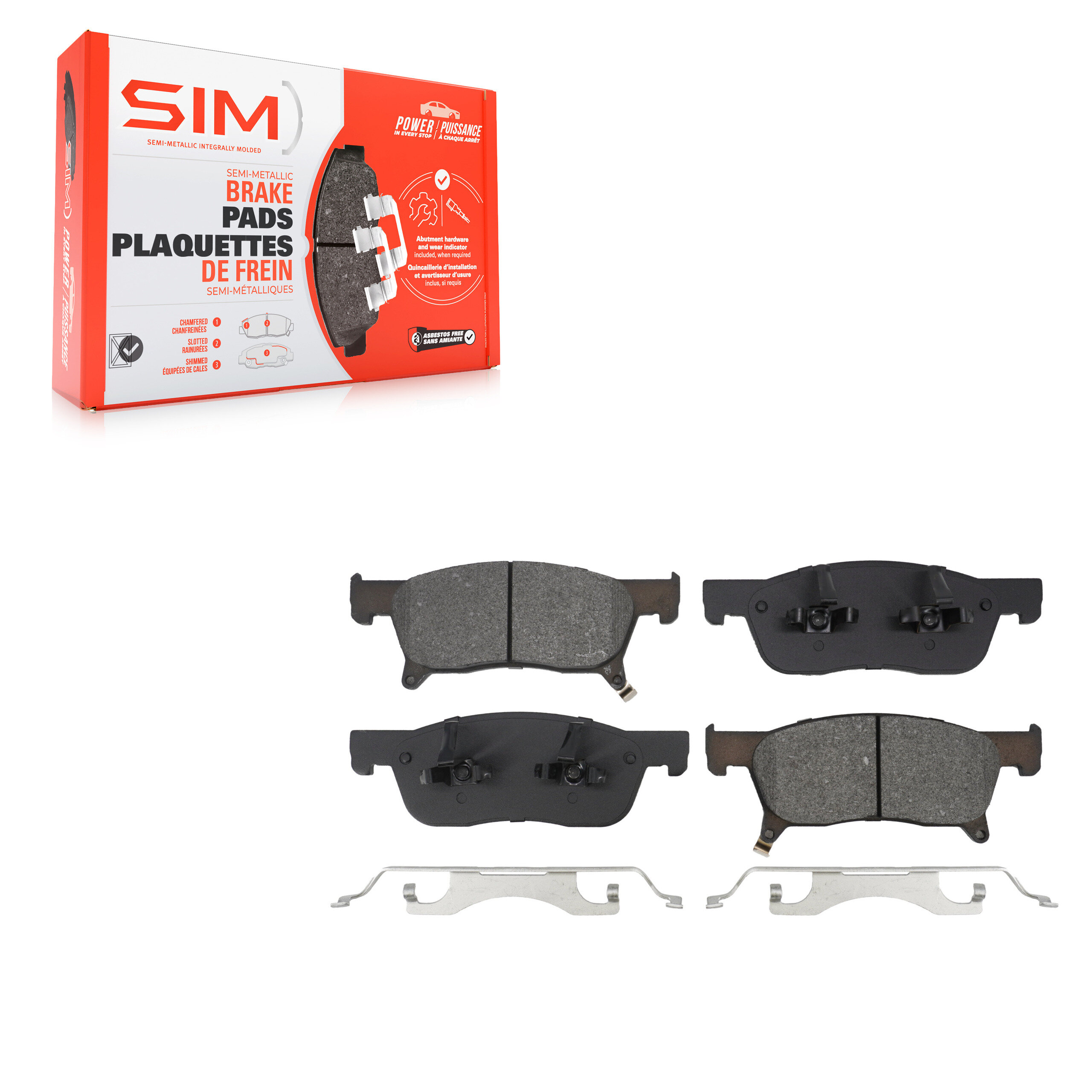 Semi-Metallic Brake Pads