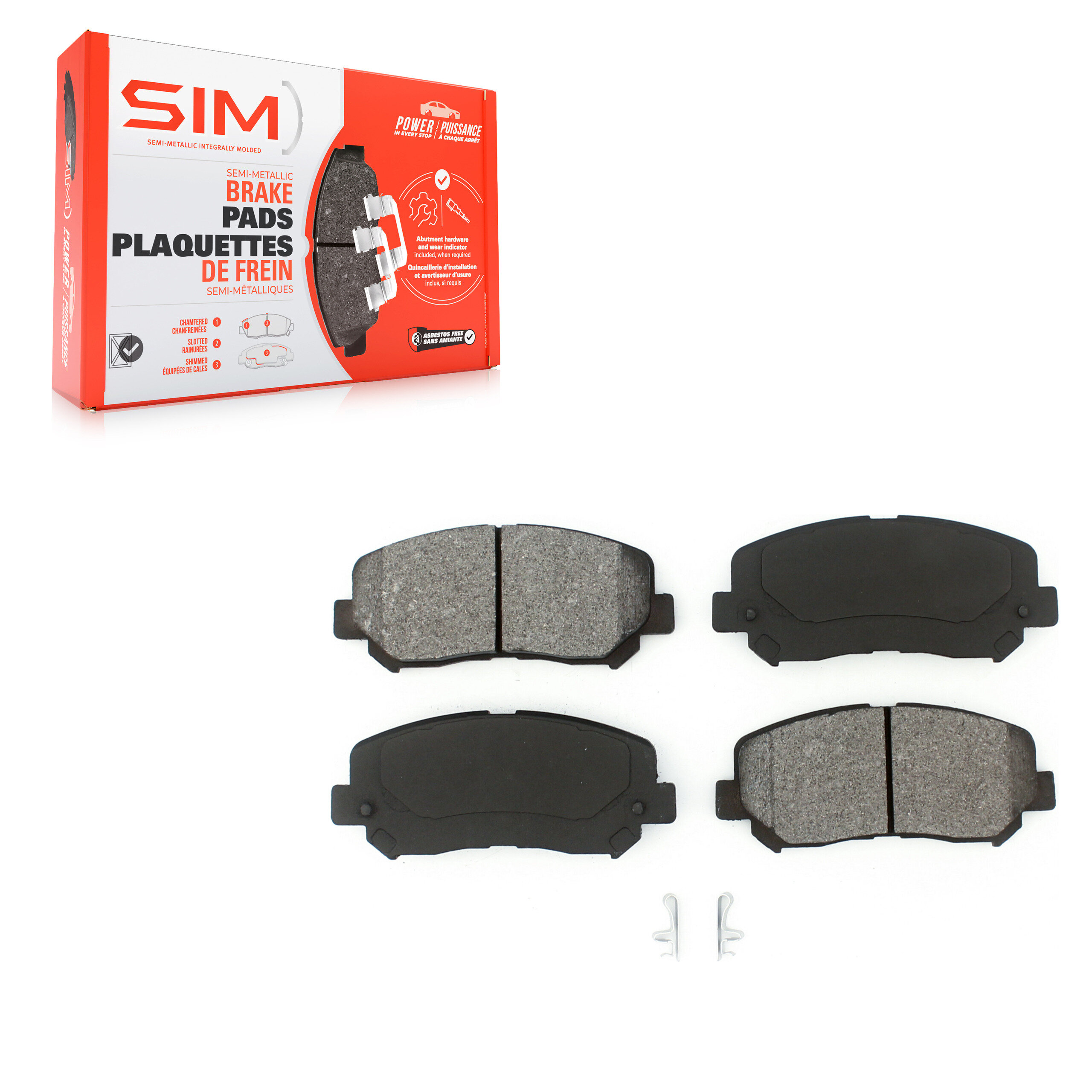 Semi-Metallic Brake Pads