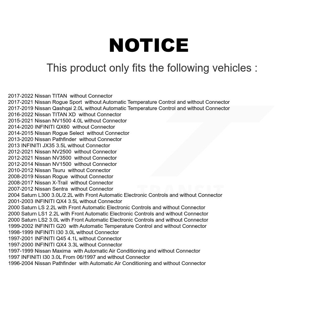 Mpulse - SEN-2BMR1009 - HVAC Blower Motor Resistor