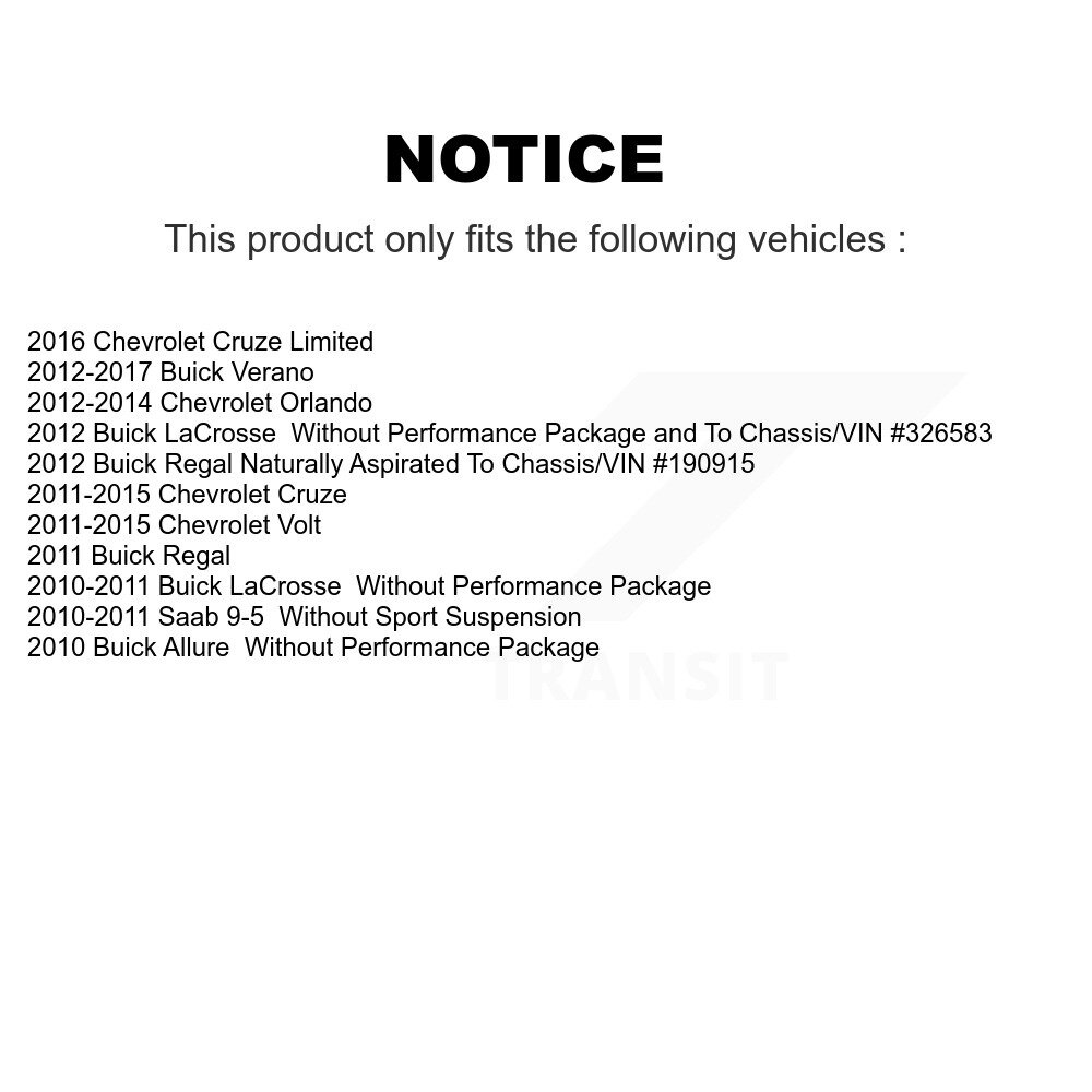 Top Quality - 72-K750519 - Suspension Stabilizer Bar Link Kit
