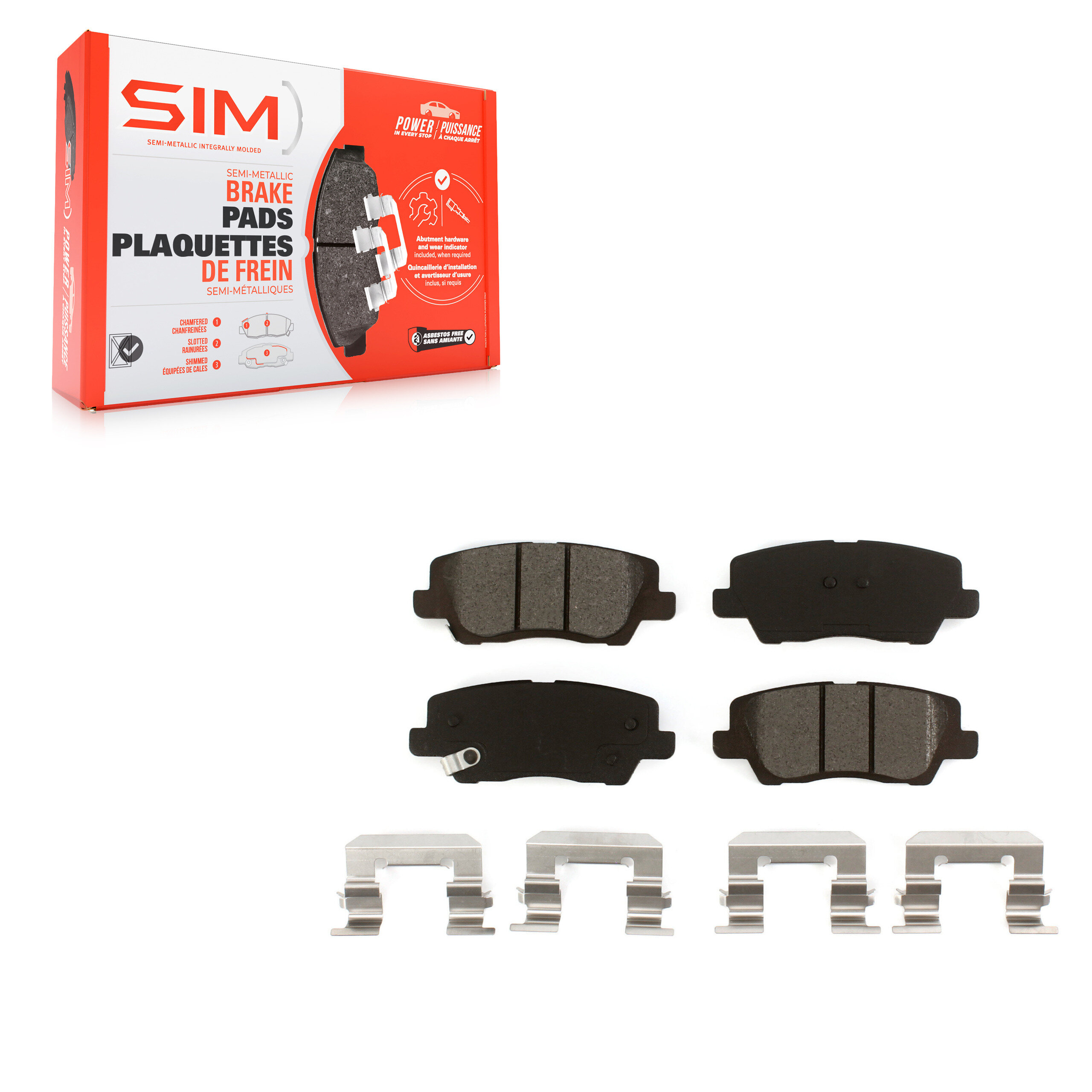 Semi-Metallic Brake Pads