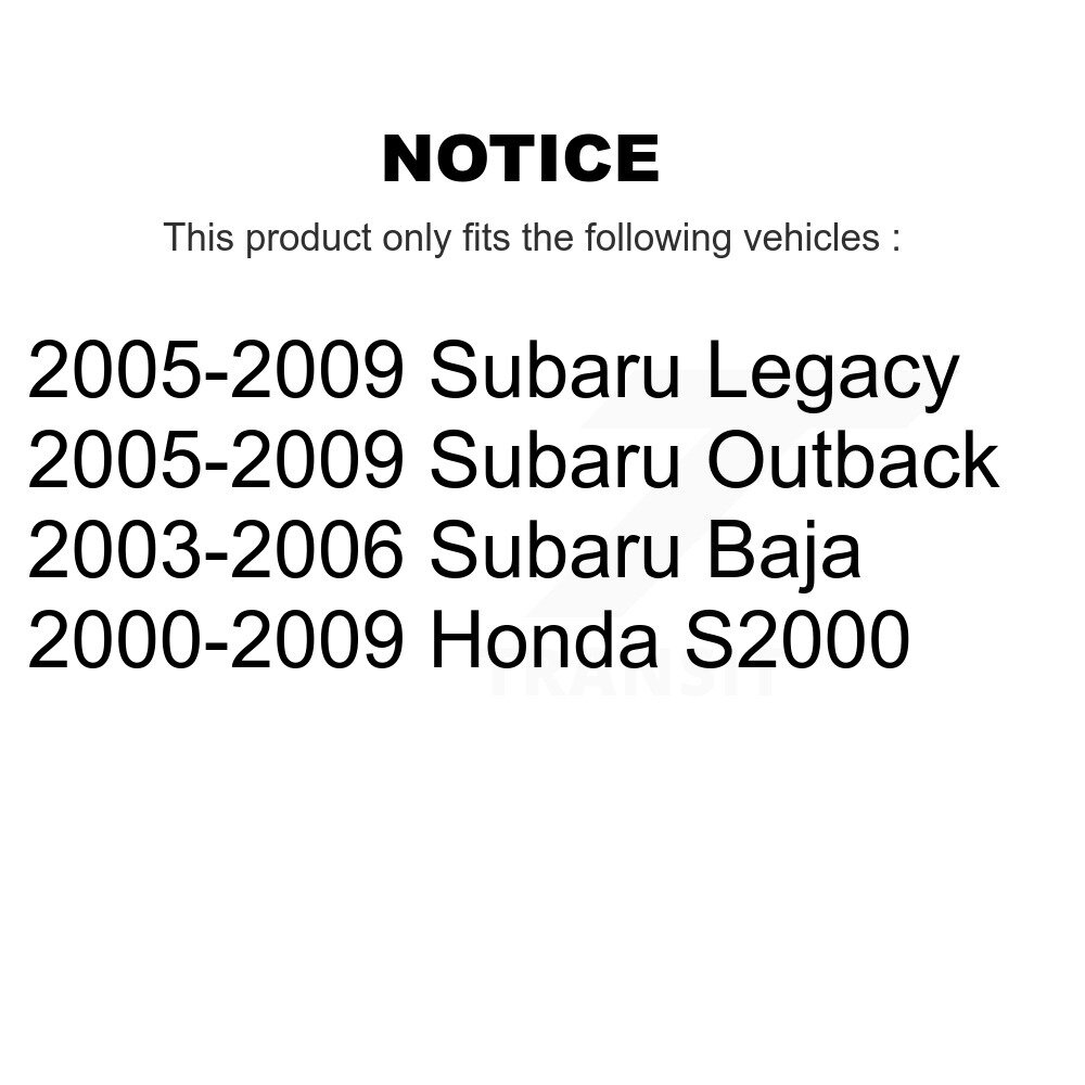Top Quality - 72-K750023 - Suspension Stabilizer Bar Link Kit