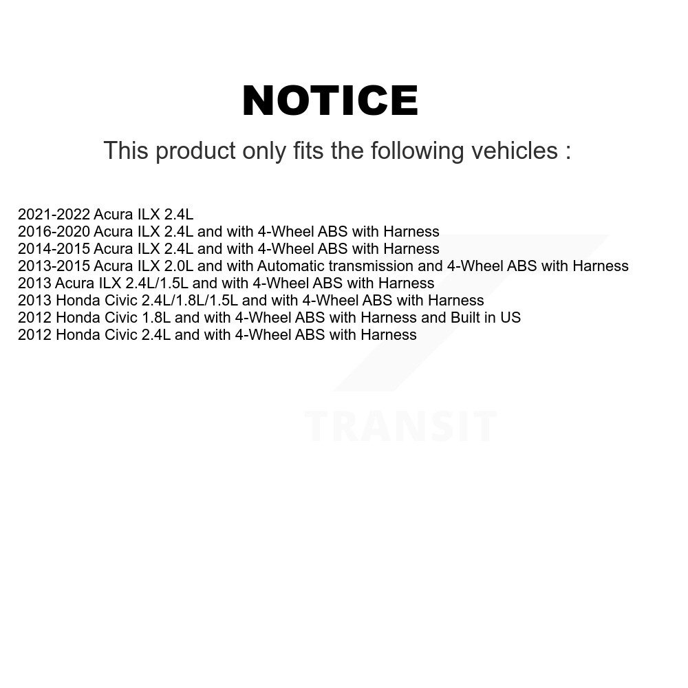 Mpulse - SEN-2ABS0862 - ABS Wheel Speed Sensor