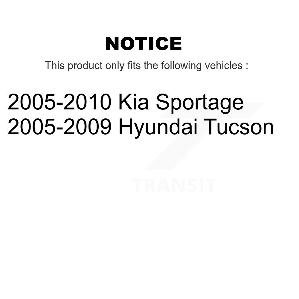 Top Quality - 72-K80510 - Suspension Stabilizer Bar Link Kit