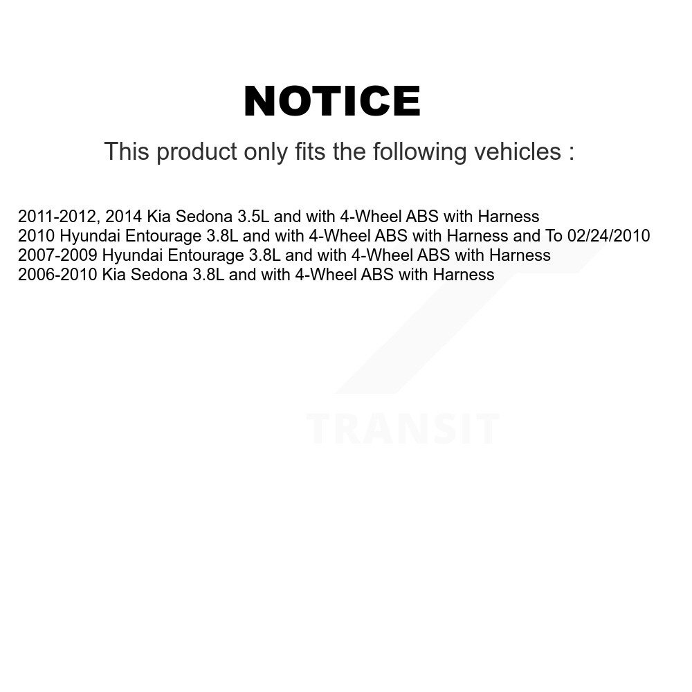 Mpulse - SEN-2ABS0604 - ABS Wheel Speed Sensor