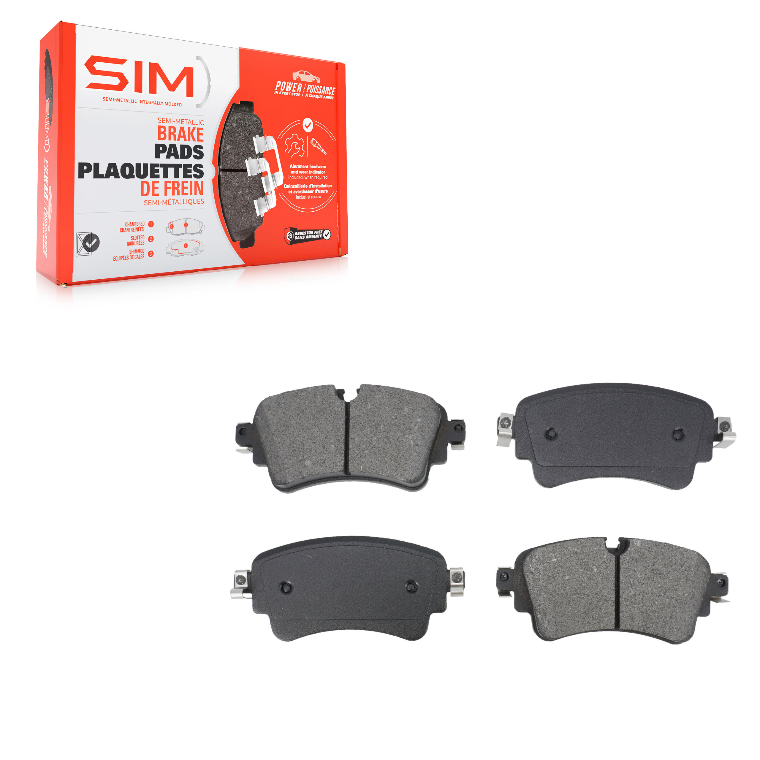 Semi-Metallic Brake Pads