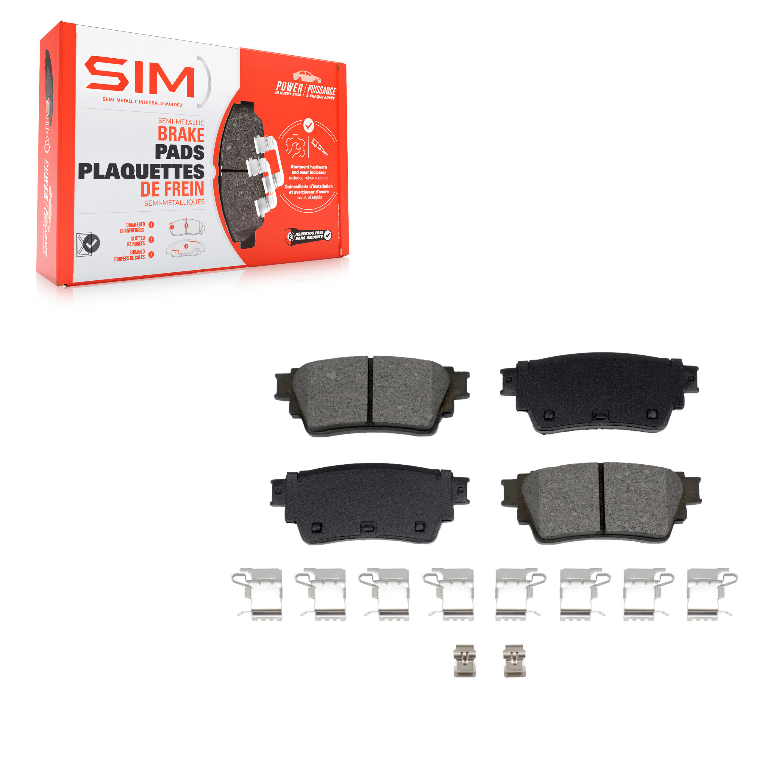 Semi-Metallic Brake Pads