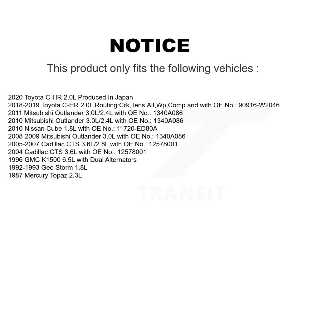 Bando - BAN-6PK1205 - Accessory Drive Belt