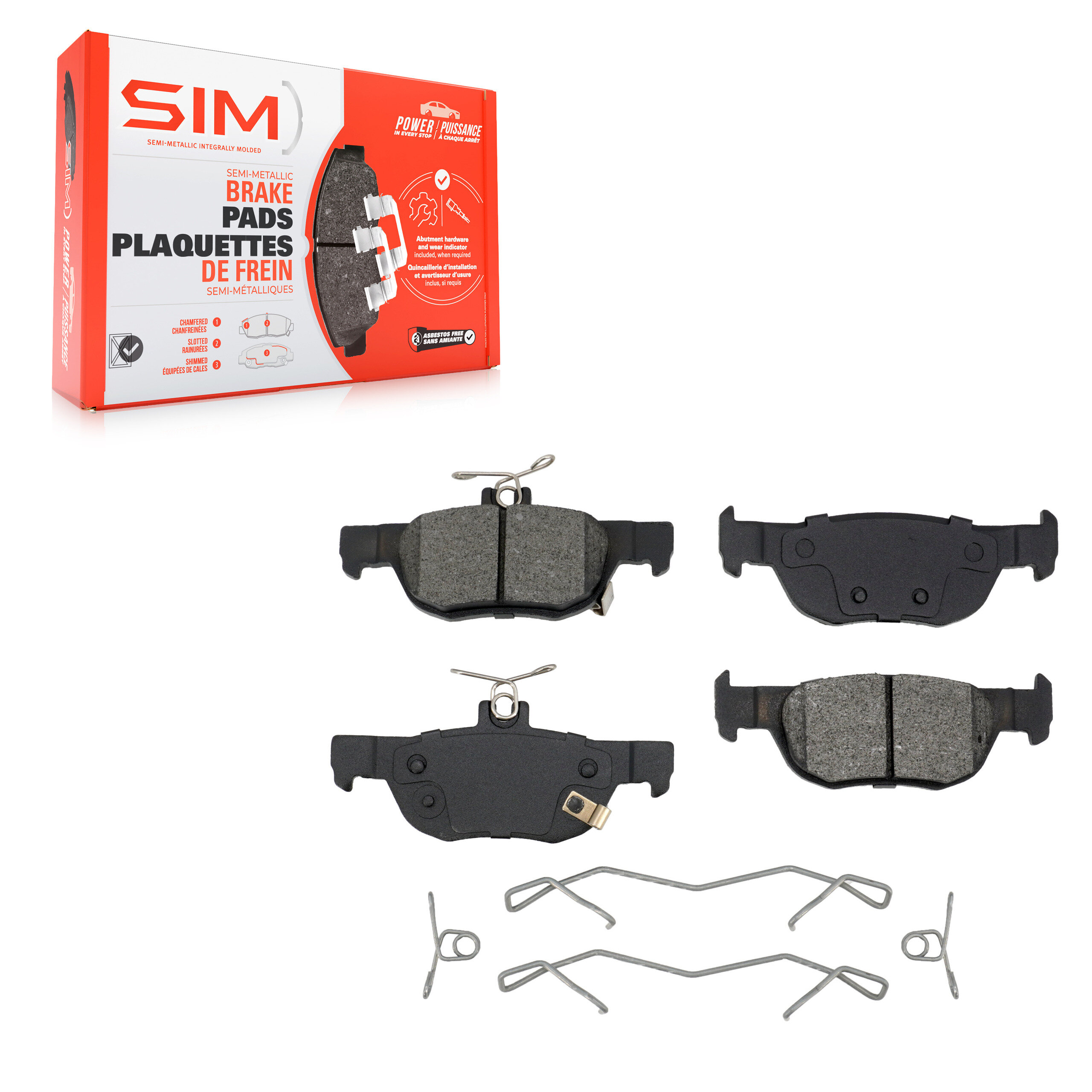 Semi-Metallic Brake Pads