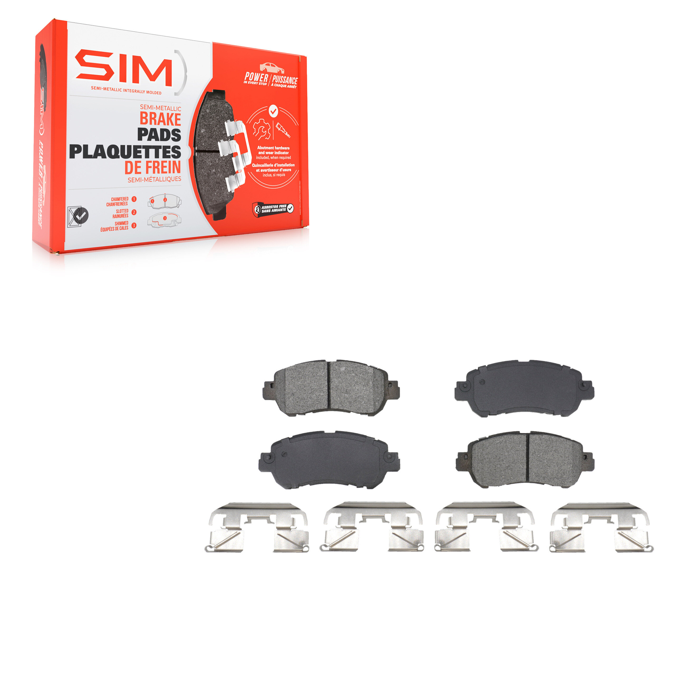 Semi-Metallic Brake Pads