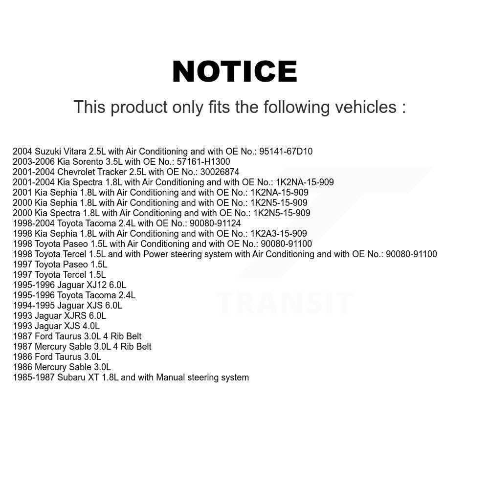 Bando - BAN-4PK1080 - Accessory Drive Belt