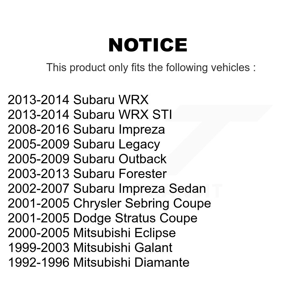 Top Quality - 72-K750049 - Suspension Stabilizer Bar Link Kit