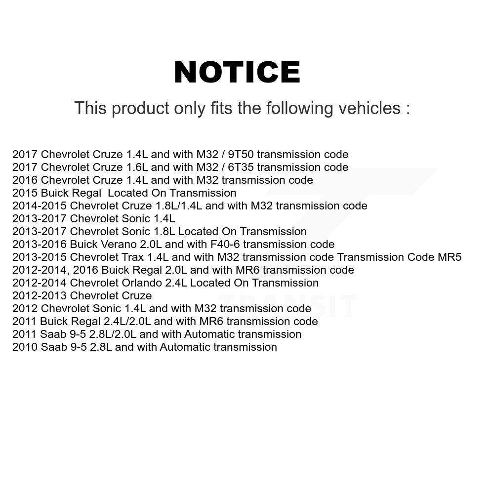 Mpulse - SEN-2VSS0541 - Vehicle Speed Sensor