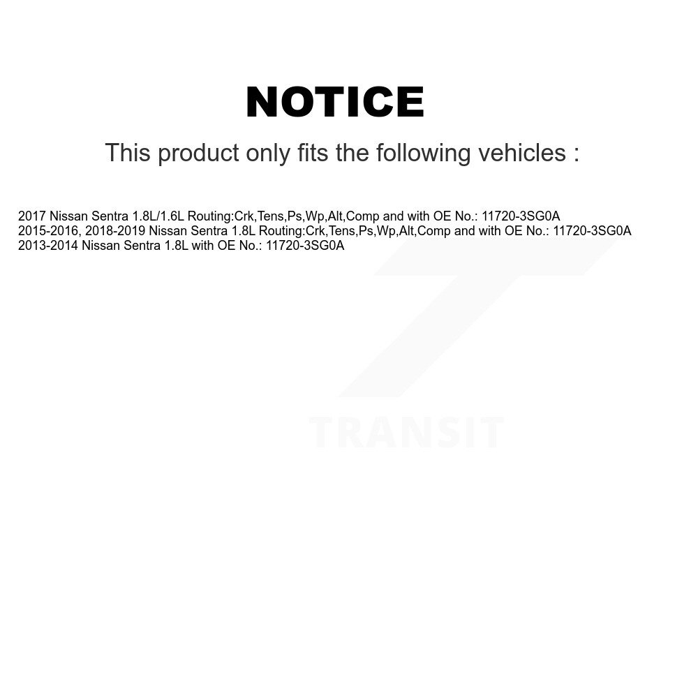 Bando - BAN-6PK1219A - Accessory Drive Belt
