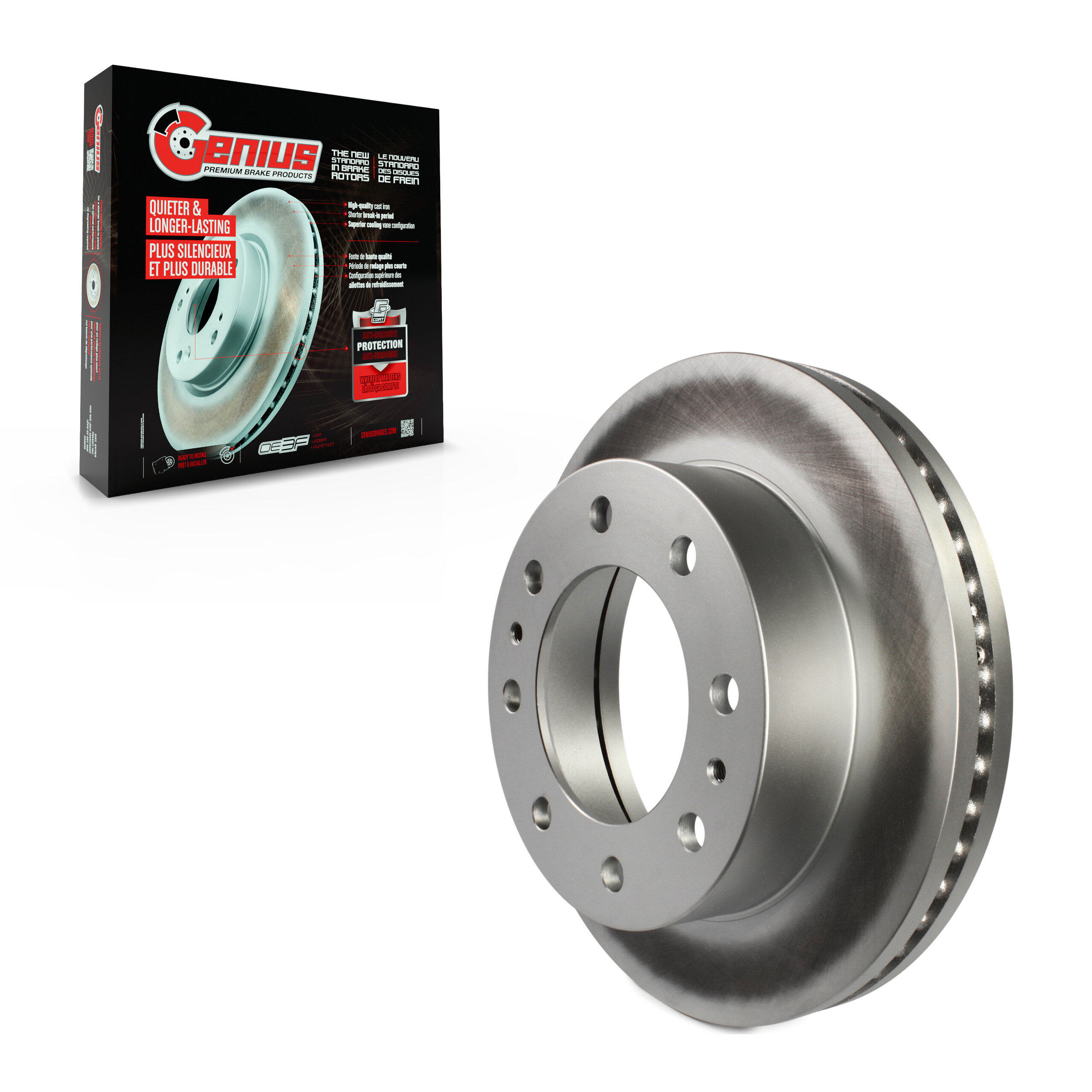 GENIUS - GCR-56999 - Coated Disc Brake Rotor