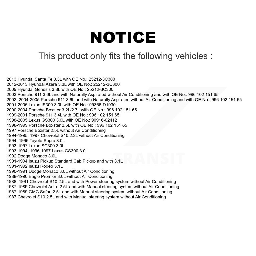 Bando - BAN-6PK1930 - Accessory Drive Belt
