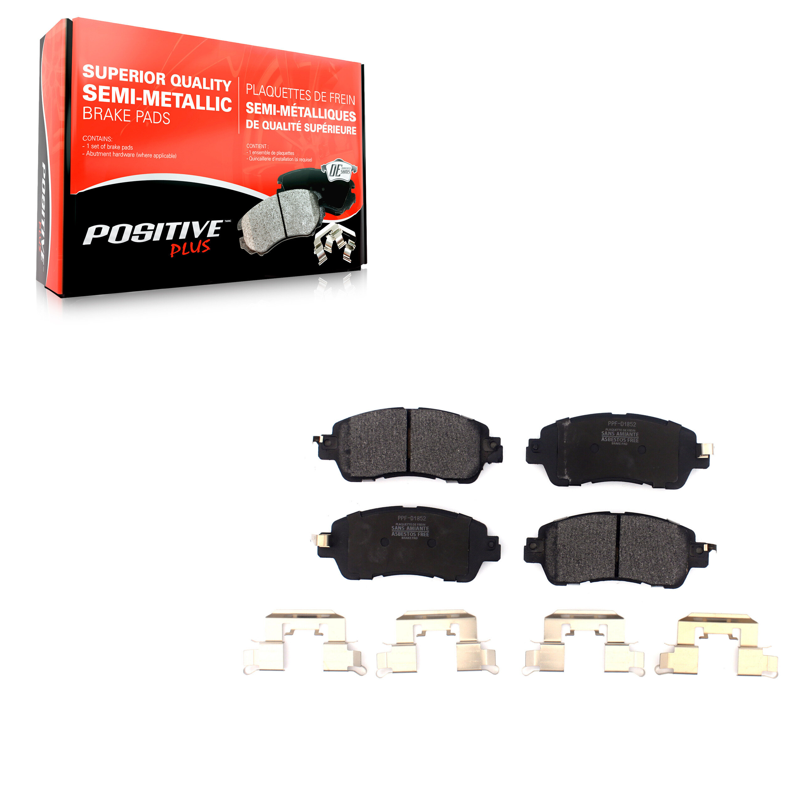 Semi-Metallic Brake Pads