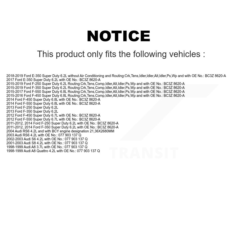 Bando - BAN-6PK2685 - Accessory Drive Belt