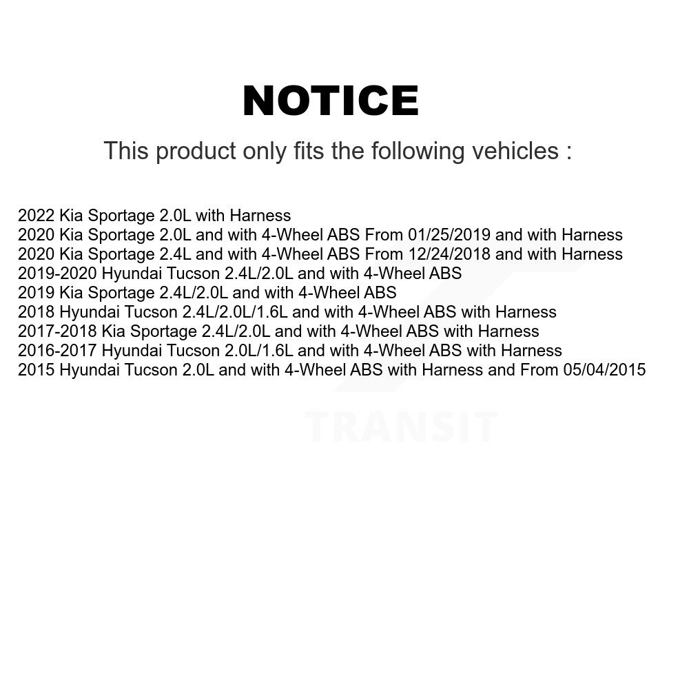 Mpulse - SEN-2ABS3659 - ABS Wheel Speed Sensor