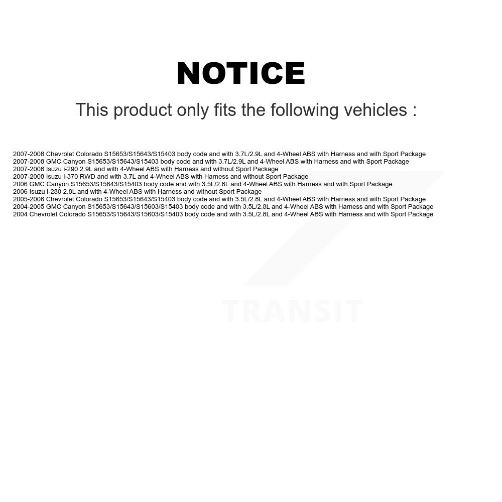 Mpulse - SEN-2ABS3298 - ABS Wheel Speed Sensor