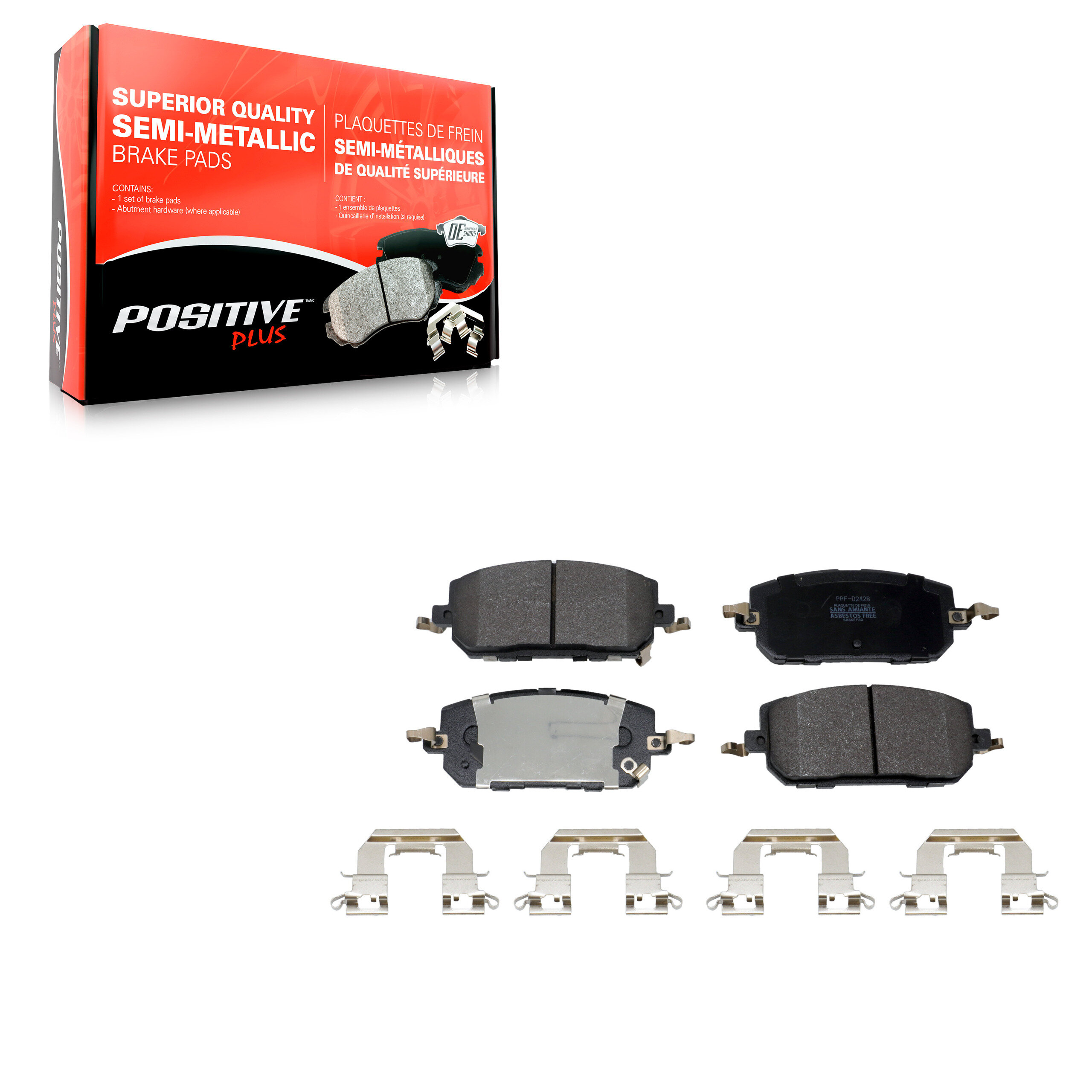 Semi-Metallic Brake Pads
