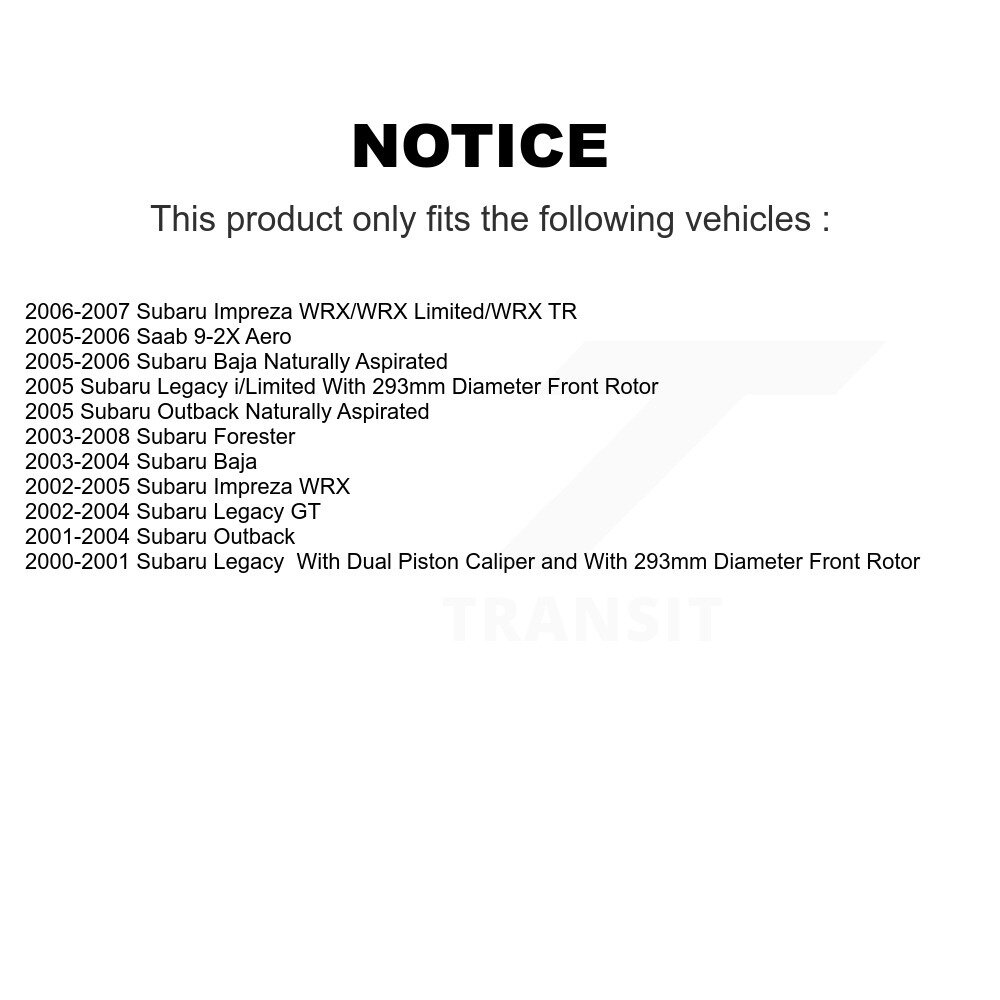GENIUS - GCR-980141 - Coated Disc Brake Rotor