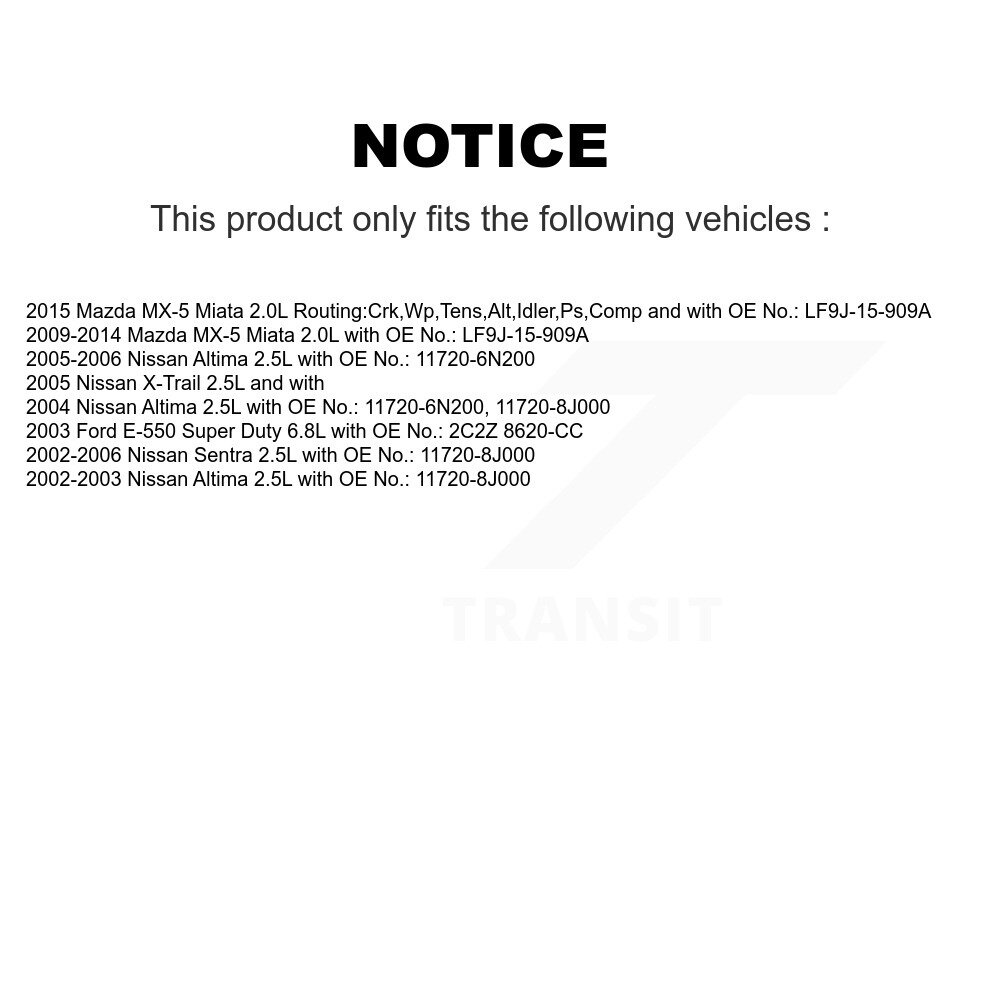 Bando - BAN-6PK2247 - Accessory Drive Belt