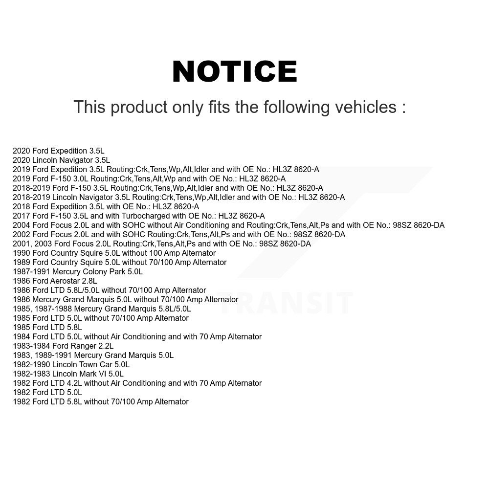 Bando - BAN-6PK1270 - Accessory Drive Belt