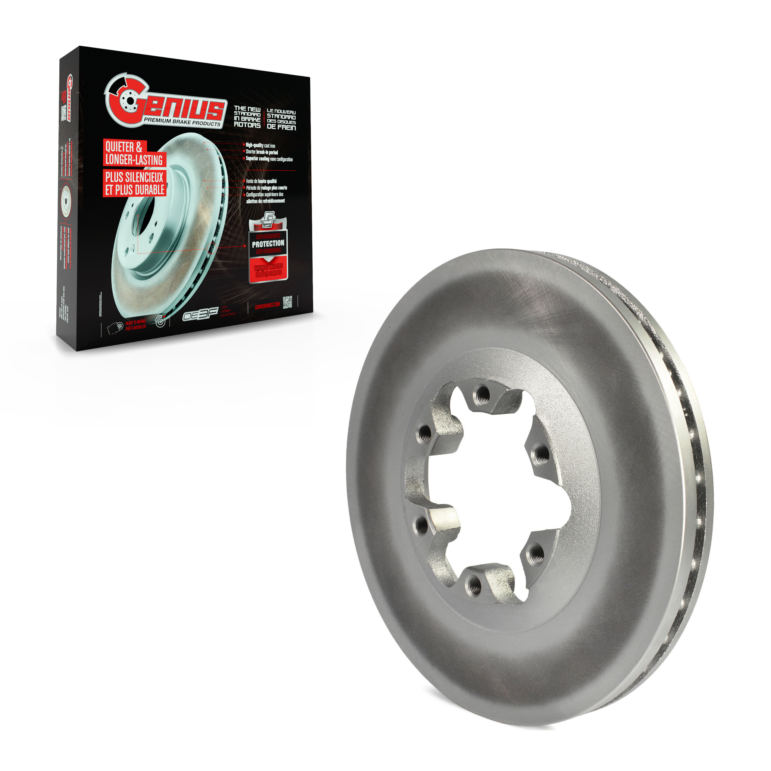 Coated Disc Brake Rotor